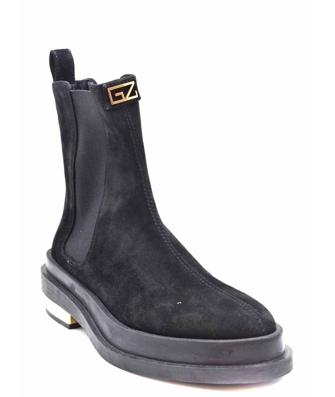 GIUSEPPE ZANOTTI DESIGN Черные замшевые ботинки, фото 2