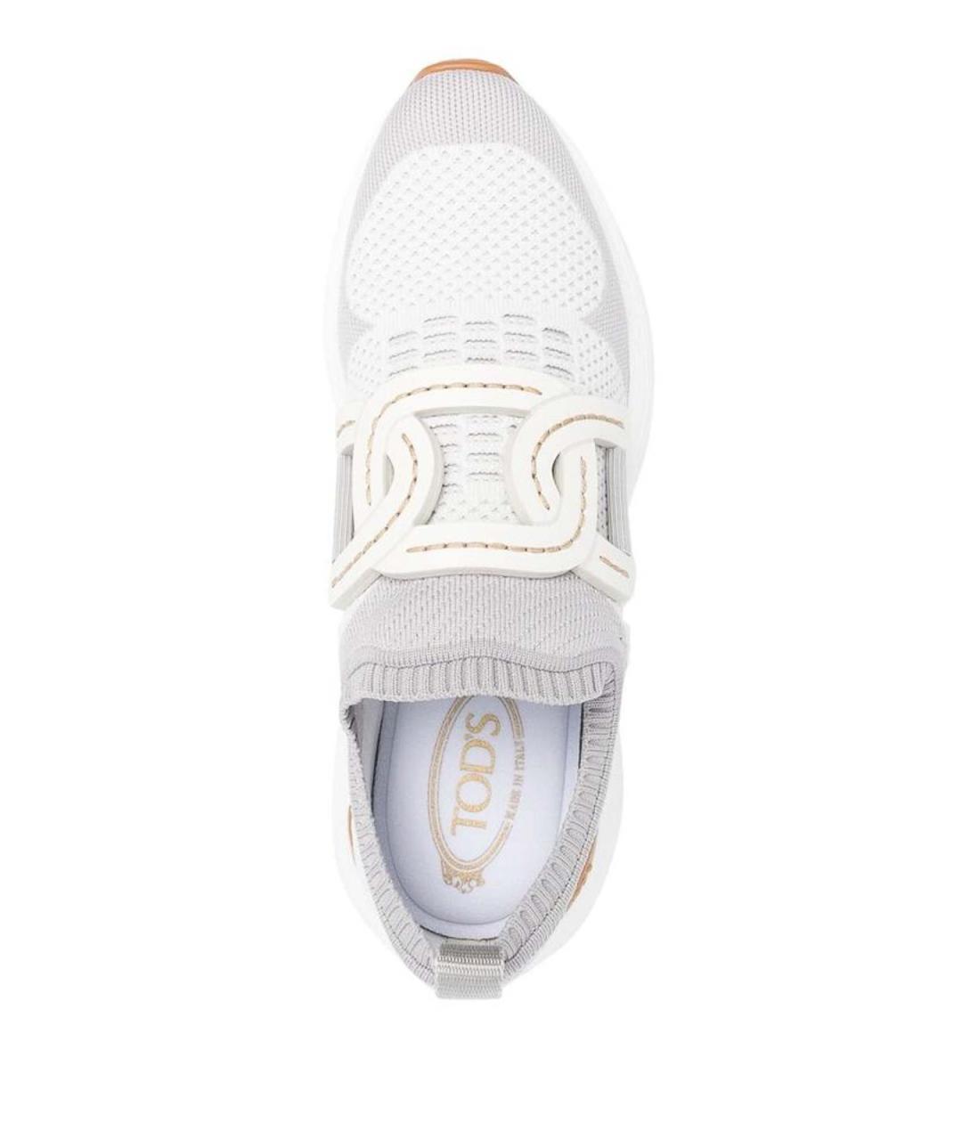TOD'S Белые резиновые кроссовки, фото 2