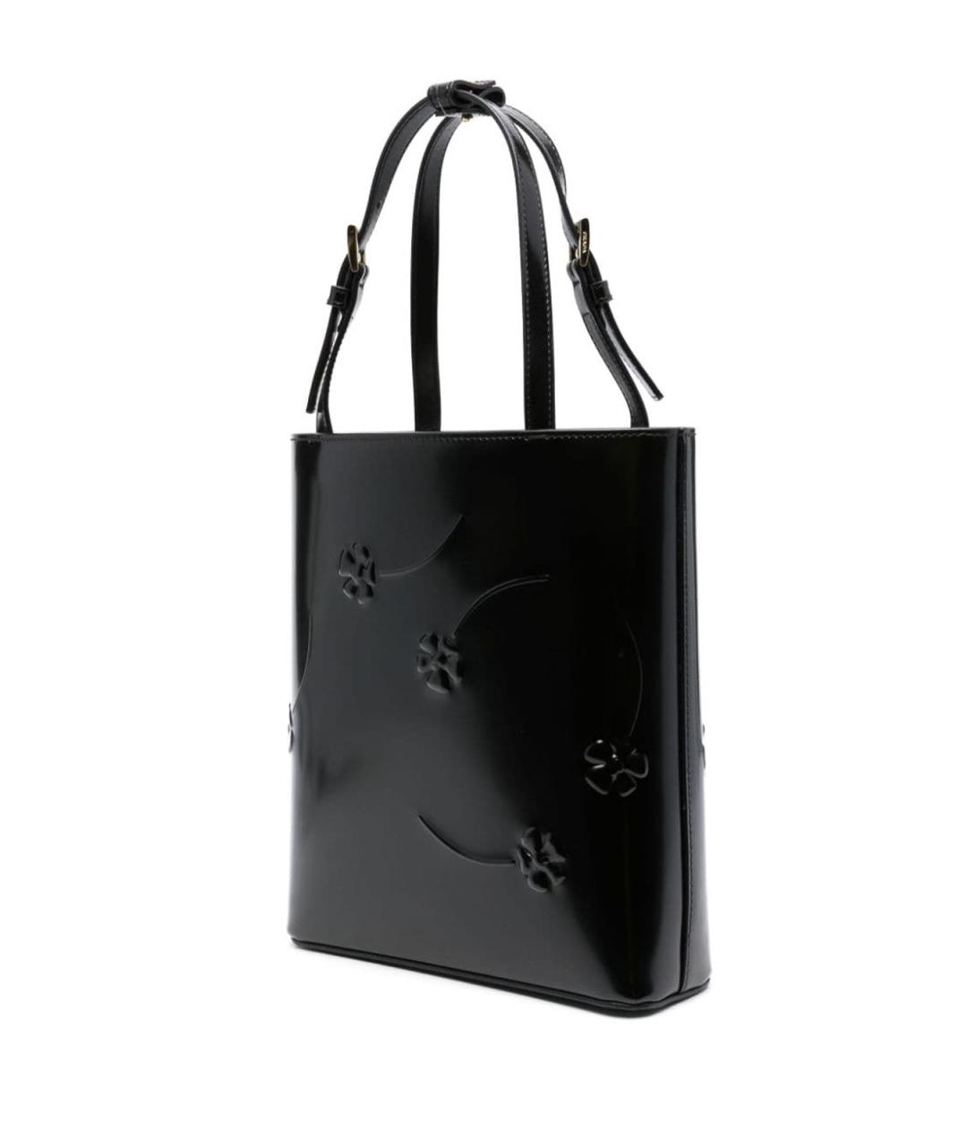 PRADA Черная кожаная сумка тоут, фото 3