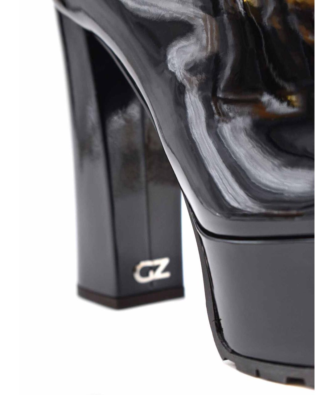 GIUSEPPE ZANOTTI DESIGN Черные кожаные ботильоны, фото 4