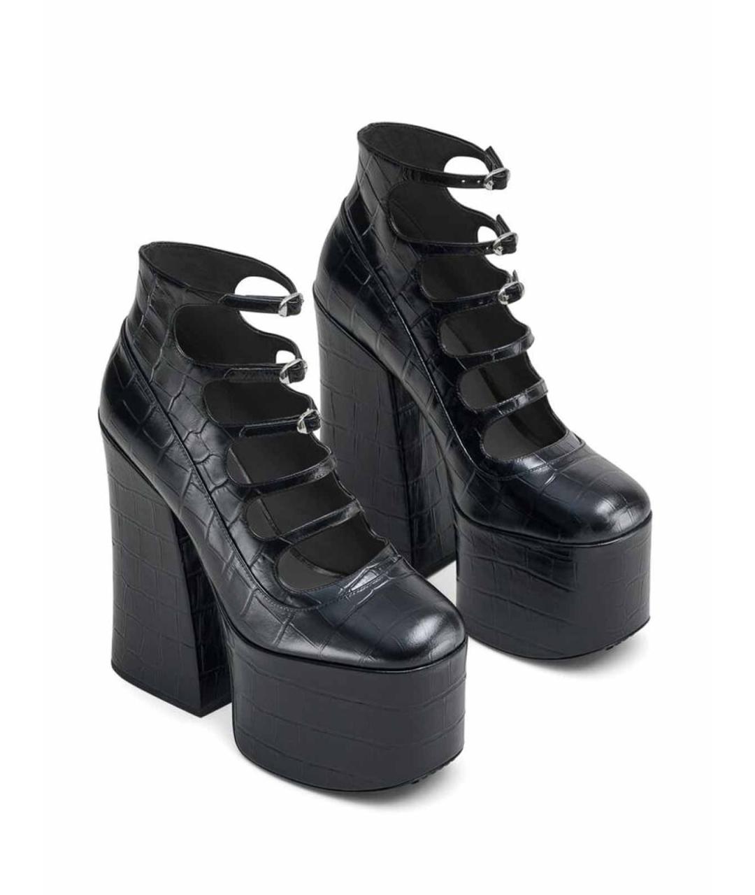 MARC JACOBS Черные кожаные сапоги, фото 5