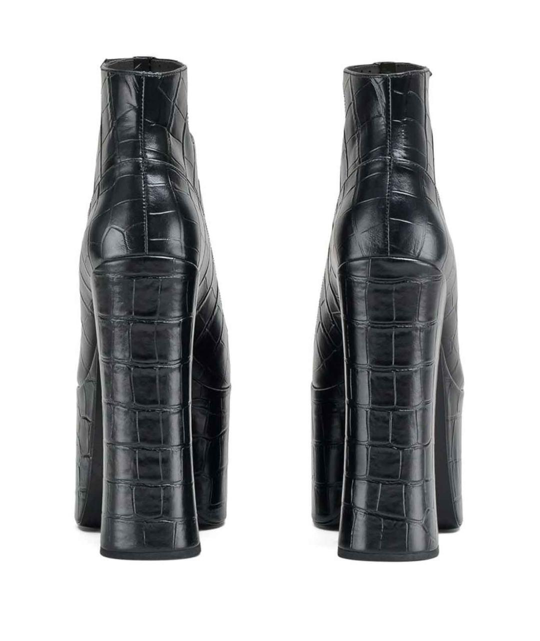 MARC JACOBS Черные кожаные сапоги, фото 4
