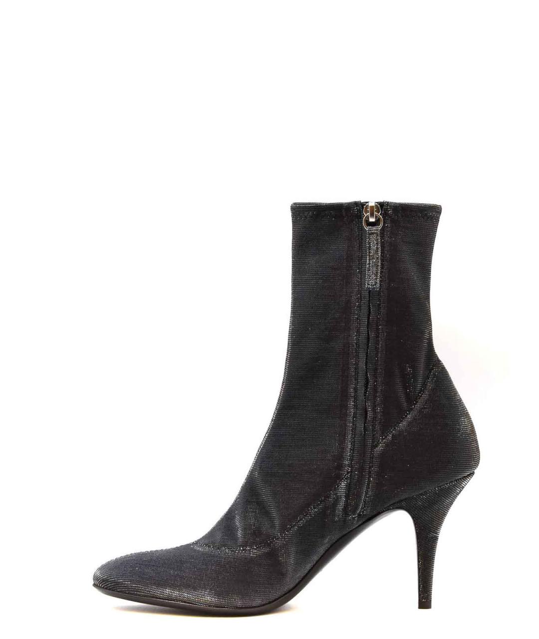 GIUSEPPE ZANOTTI DESIGN Серые кожаные ботильоны, фото 3