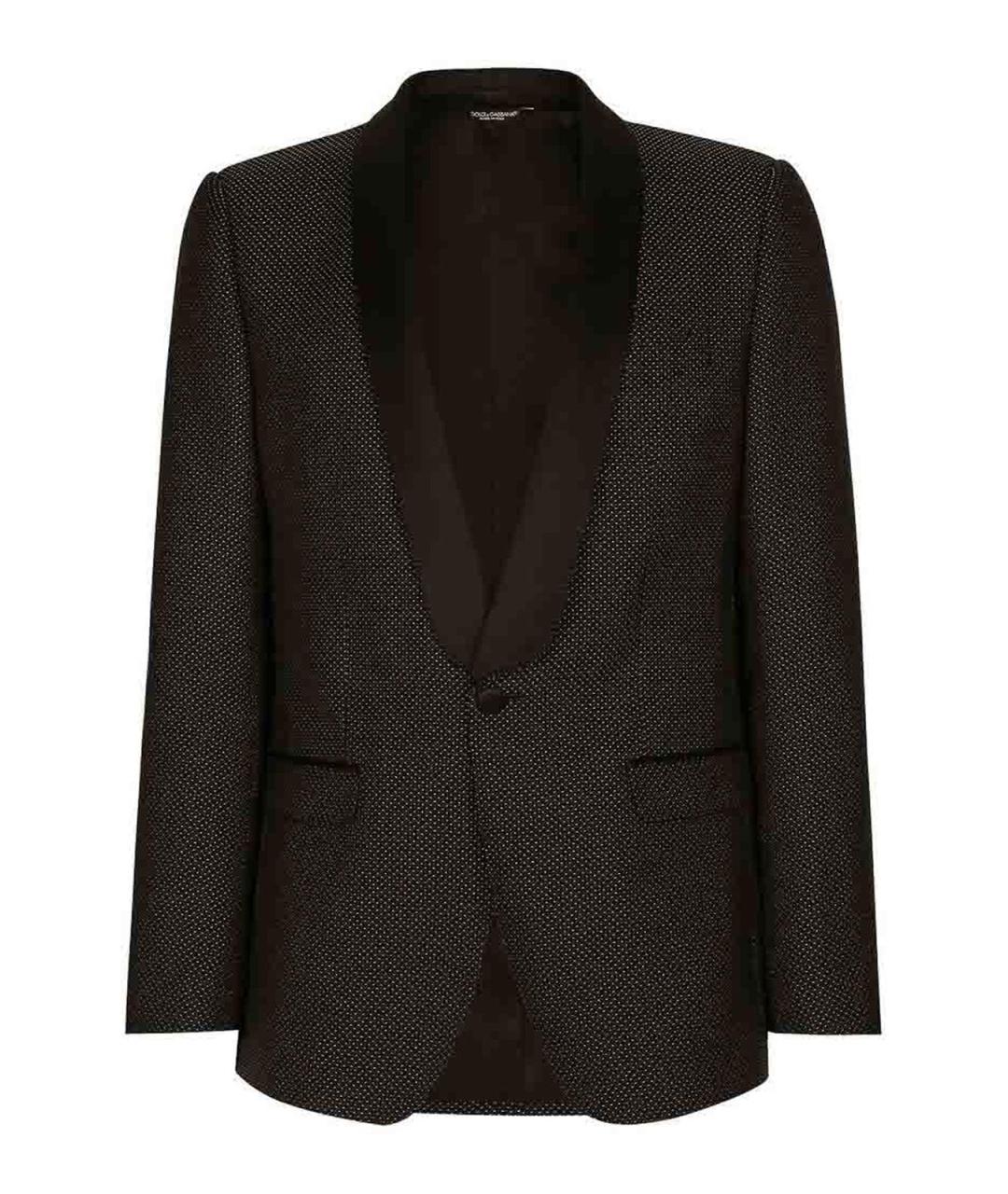 DOLCE&GABBANA Черный классический костюм, фото 1