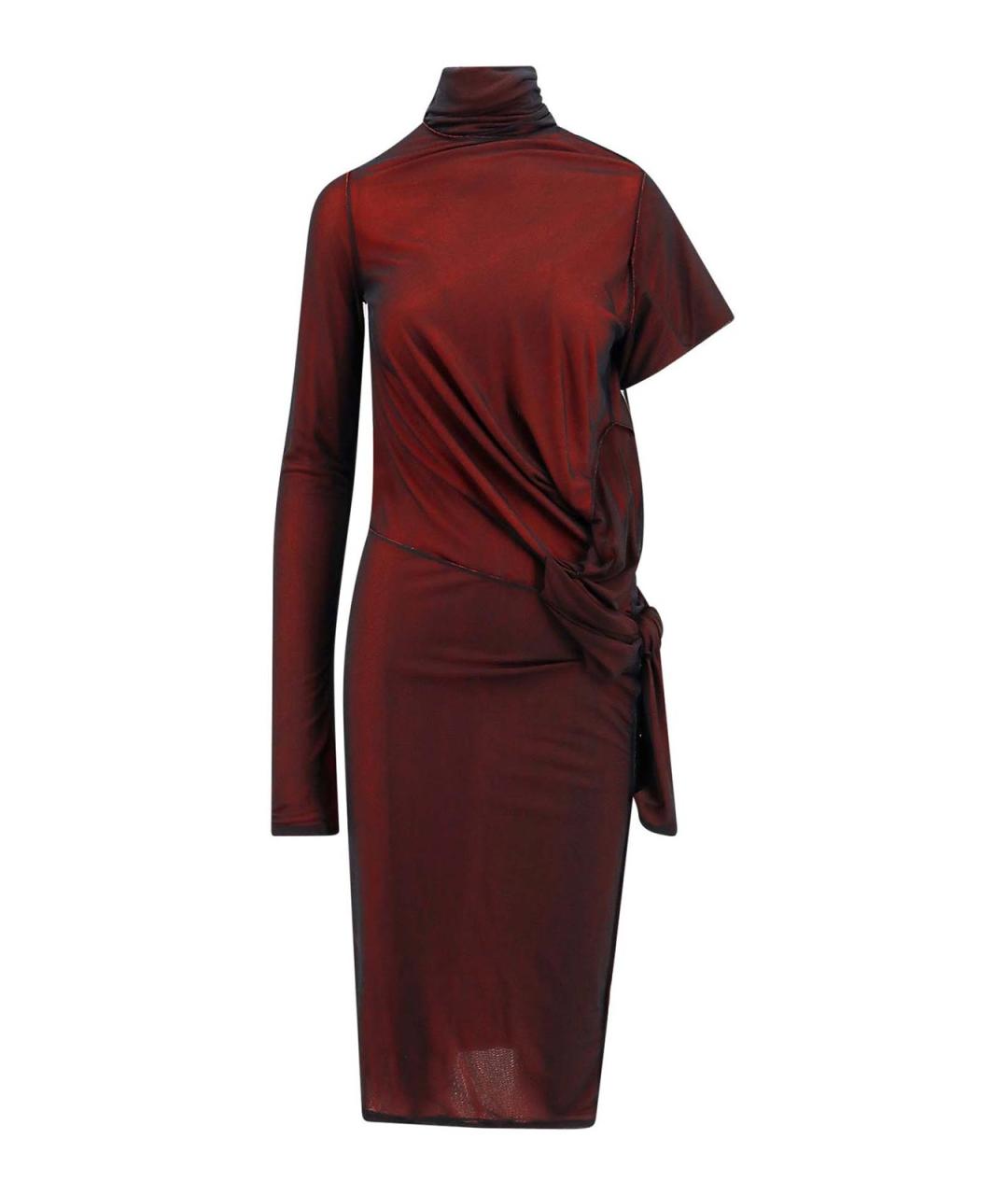 MAISON MARGIELA Красное вискозное вечернее платье, фото 1