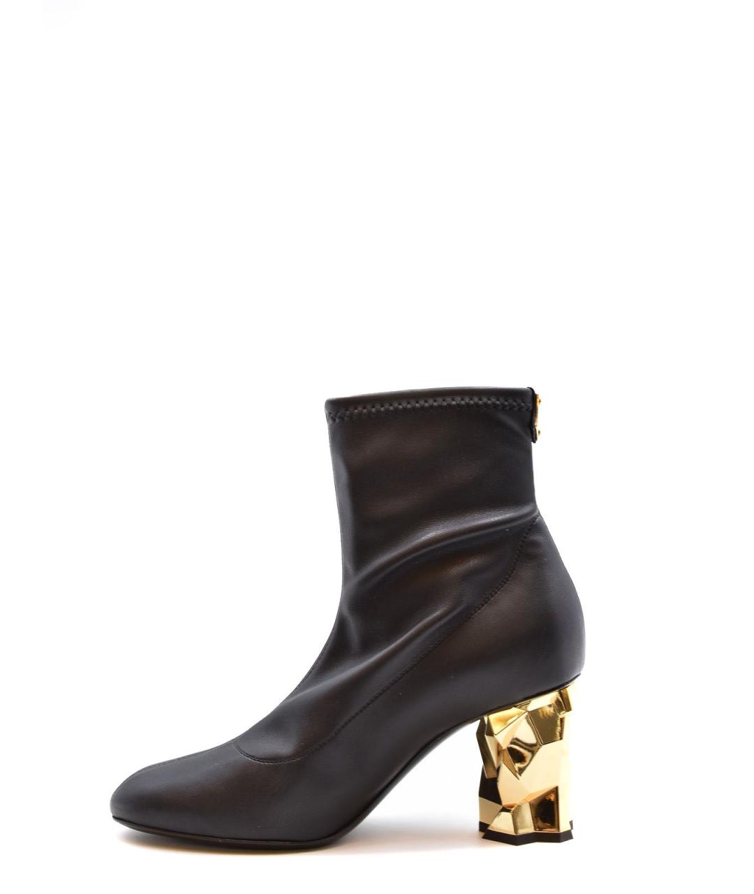 GIUSEPPE ZANOTTI DESIGN Черные кожаные ботильоны, фото 2