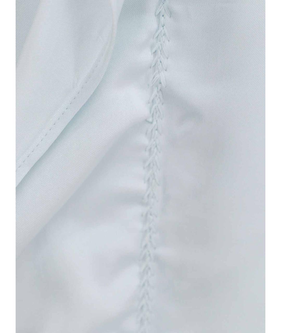 JIL SANDER Синее вискозное платье, фото 3