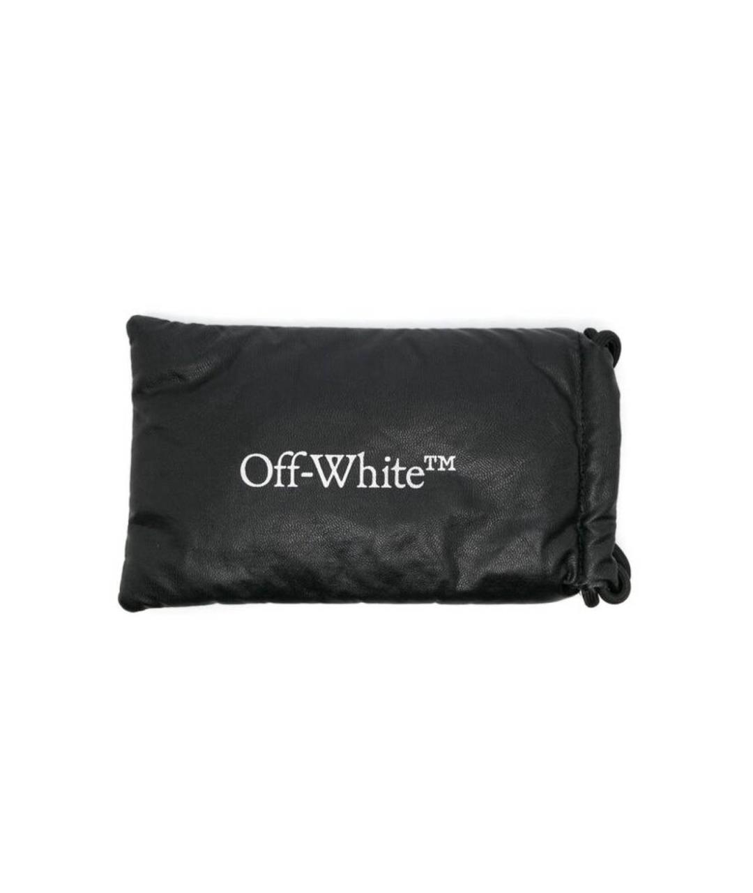 OFF-WHITE Черные пластиковые солнцезащитные очки, фото 2