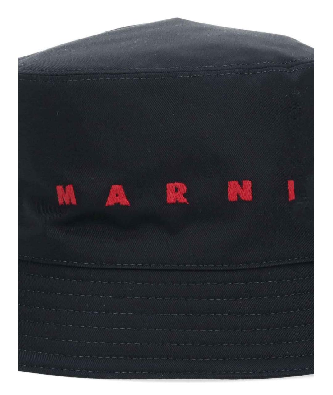 MARNI Черная хлопковая кепка/бейсболка, фото 3