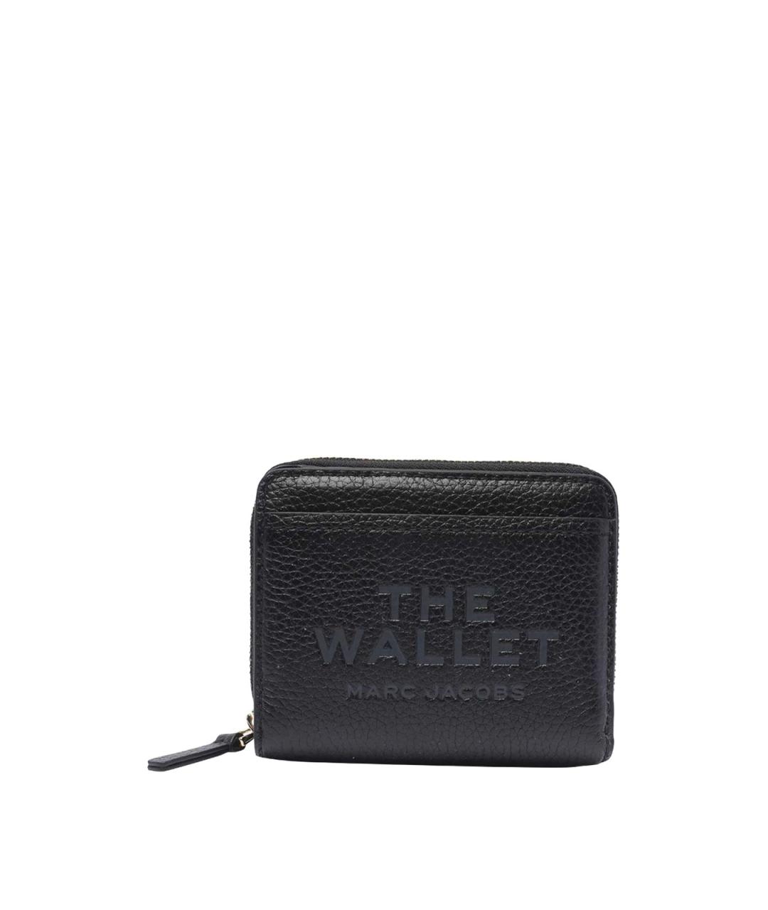 MARC JACOBS Черный кожаный кошелек, фото 1