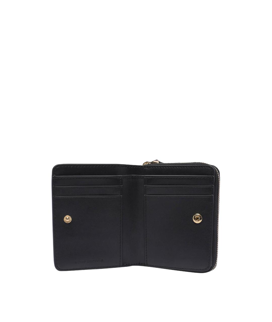 MARC JACOBS Черный кожаный кошелек, фото 2