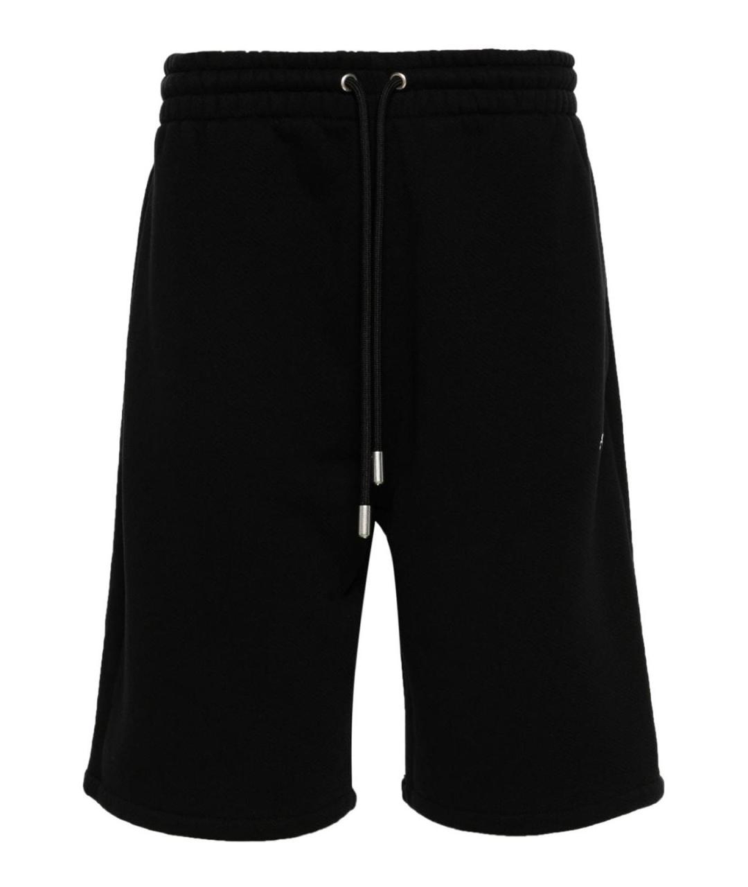 OFF-WHITE Черные хлопковые шорты, фото 1