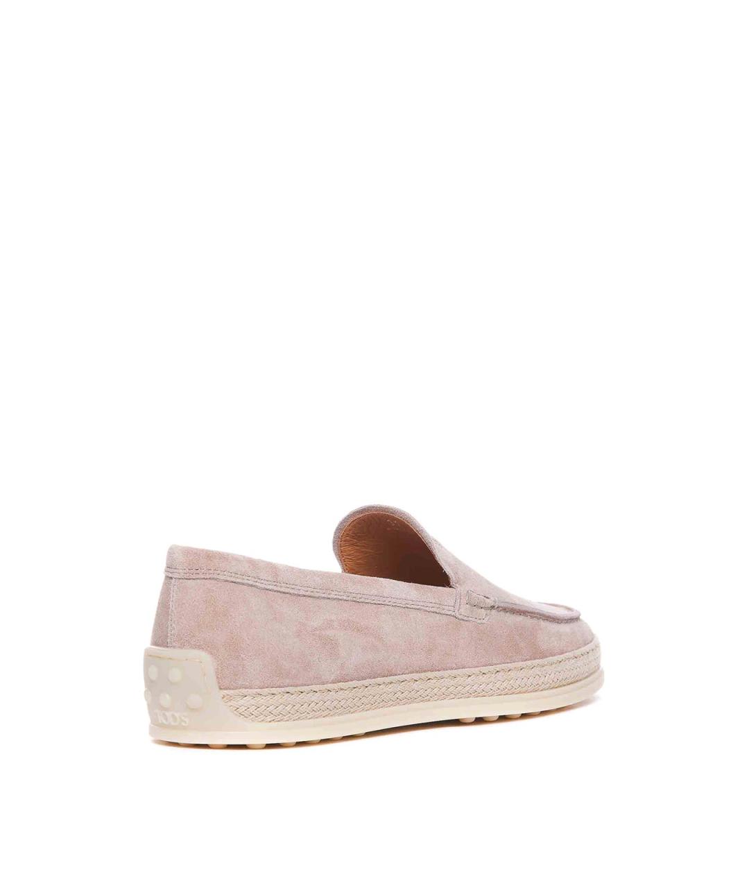 TOD'S Бежевые кожаные лоферы, фото 2