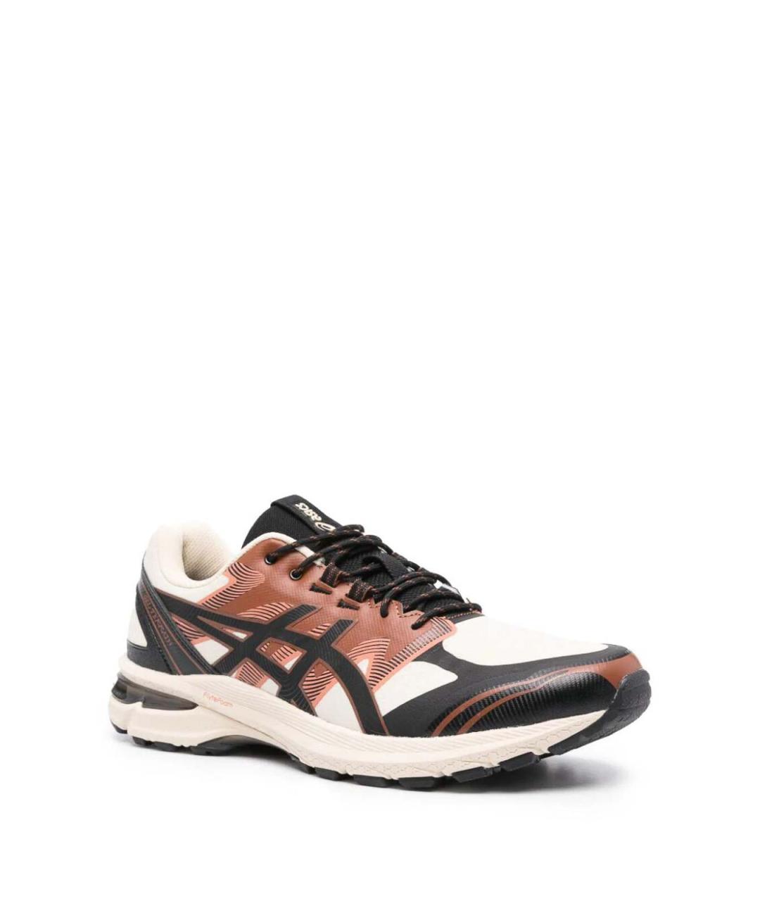 ASICS Белые текстильные низкие кроссовки / кеды, фото 3
