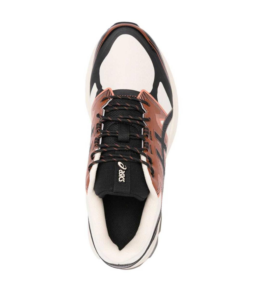 ASICS Белые текстильные низкие кроссовки / кеды, фото 4