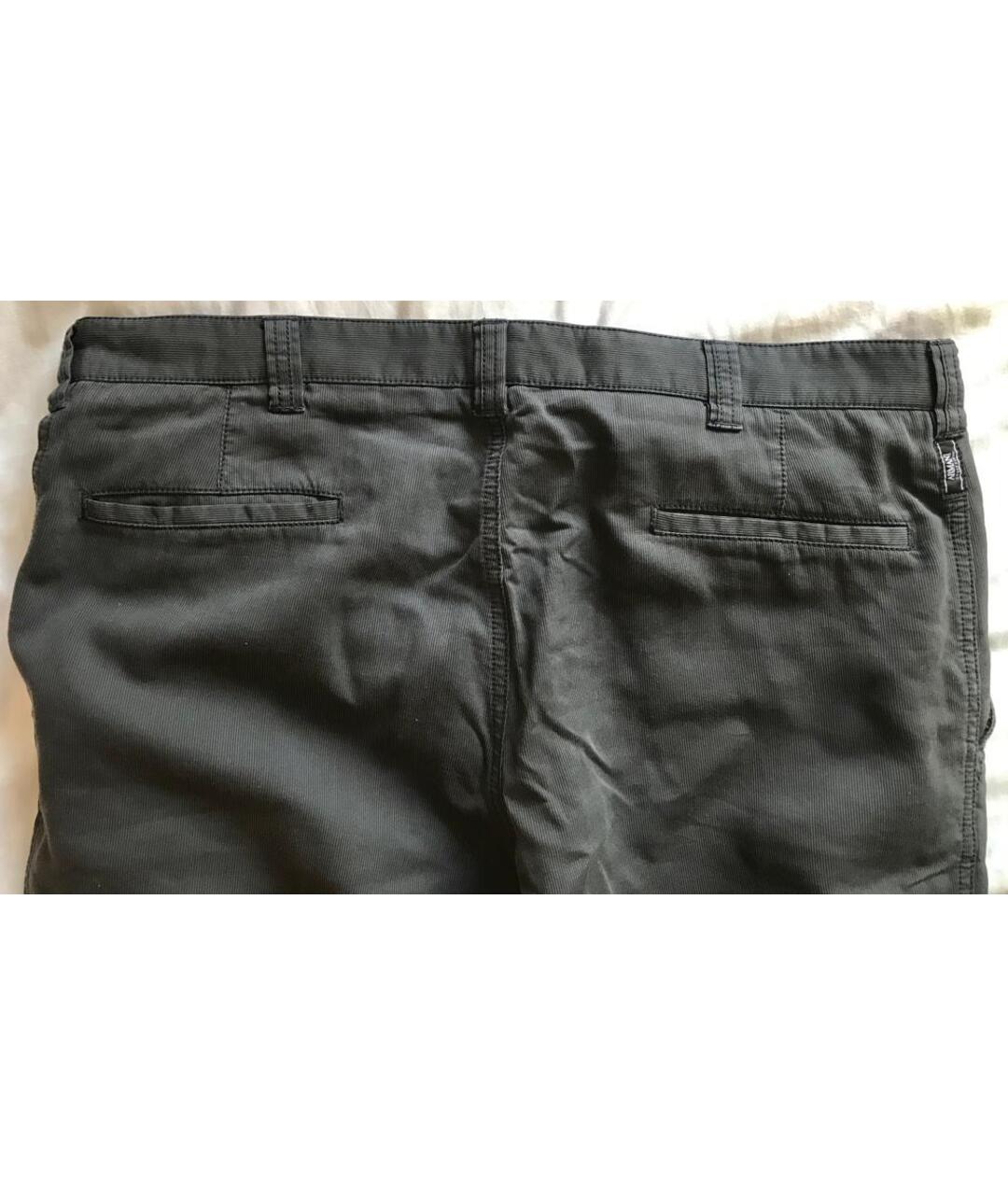 ARMANI COLLEZIONI Антрацитовые вискозные классические брюки, фото 6