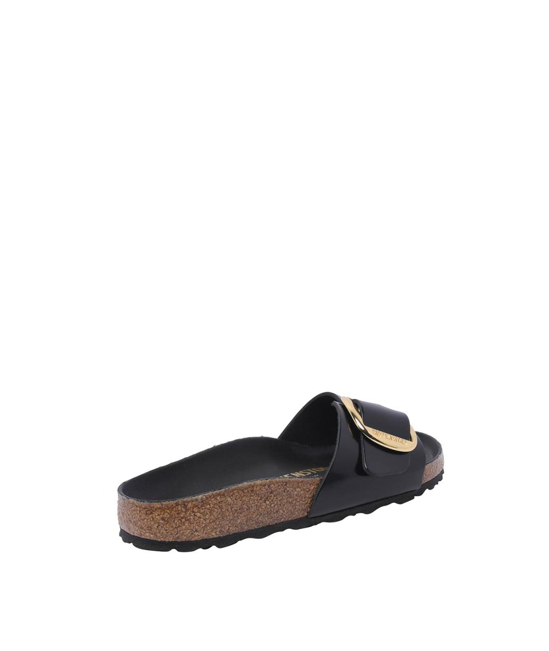 BIRKENSTOCK Черные кожаные сандалии, фото 3