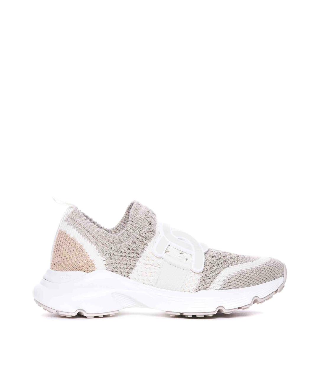 TOD'S Мульти текстильные кроссовки, фото 1