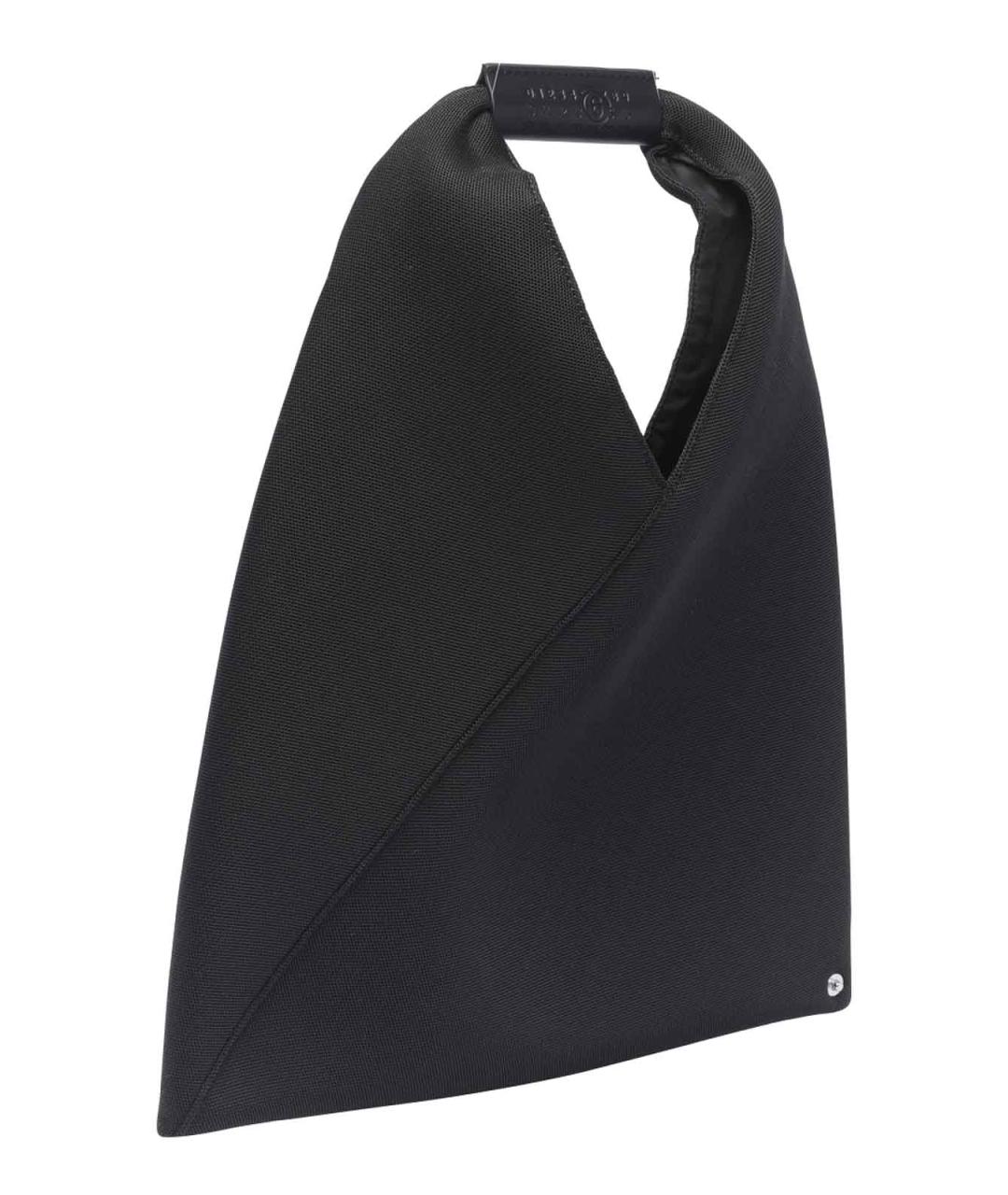 MM6 MAISON MARGIELA Черная синтетическая сумка тоут, фото 2