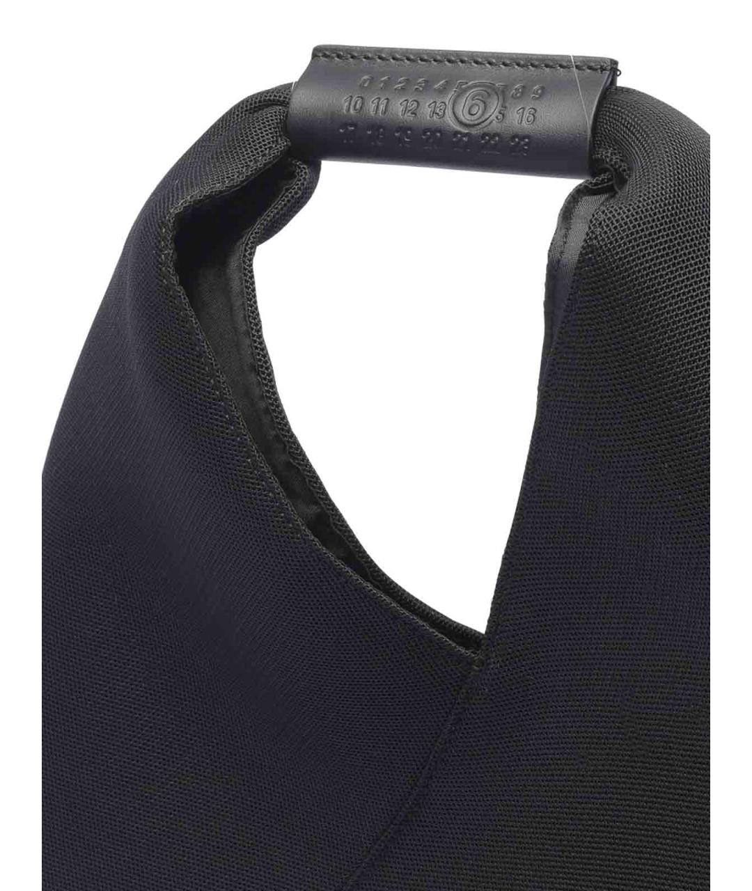 MM6 MAISON MARGIELA Черная синтетическая сумка тоут, фото 4
