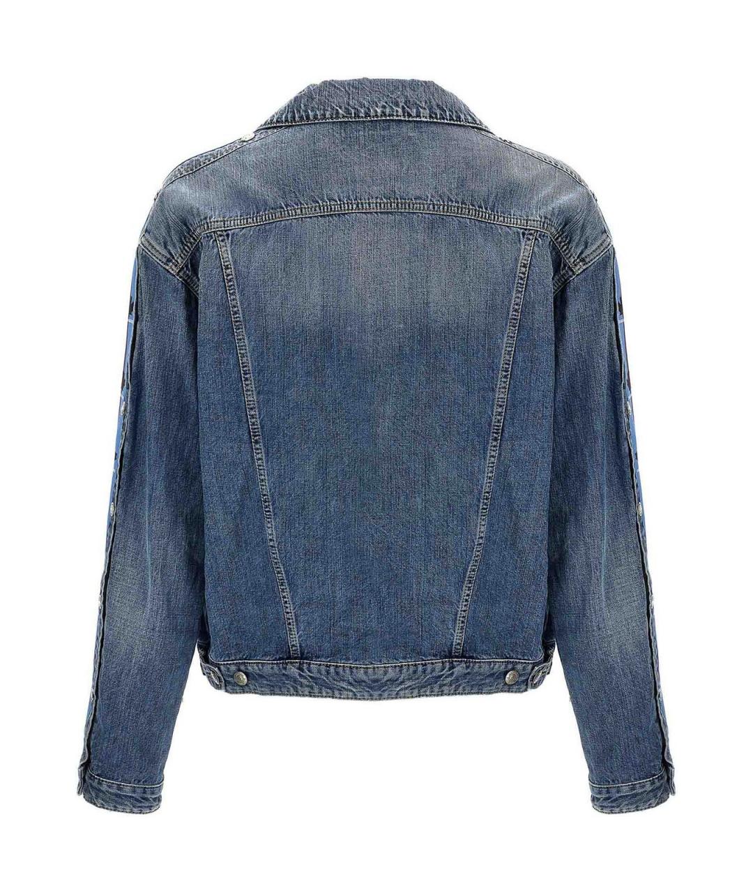 DSQUARED2 Синяя хлопковая куртка, фото 2
