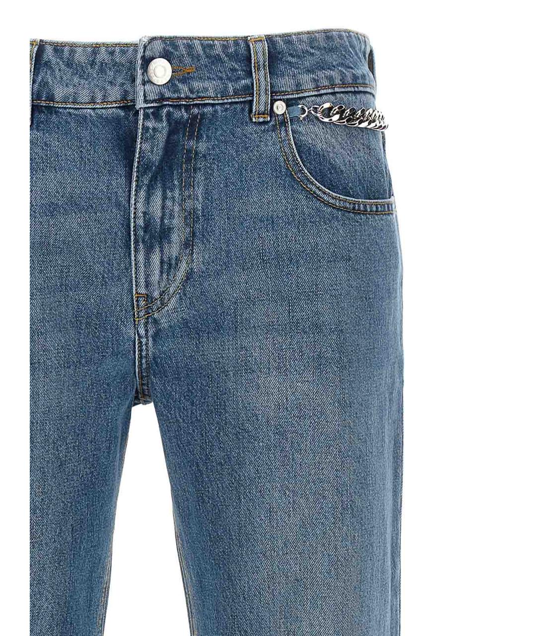 STELLA MCCARTNEY Синие хлопковые джинсы клеш, фото 3