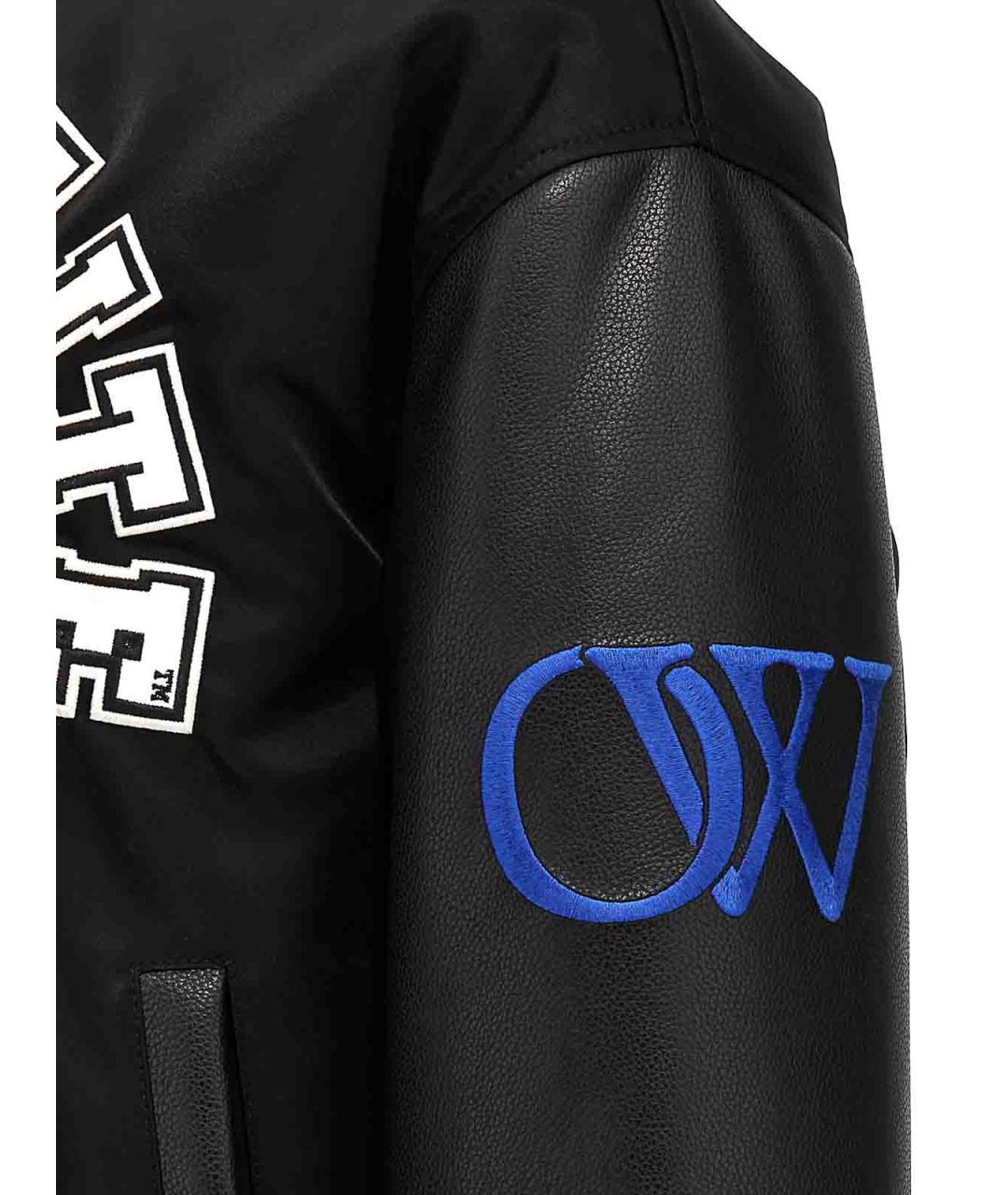 OFF-WHITE Черная полиамидовая куртка, фото 5