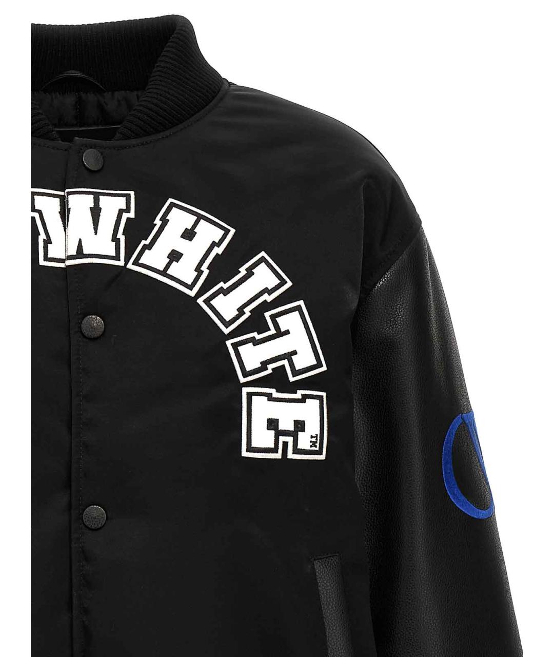 OFF-WHITE Черная полиамидовая куртка, фото 4