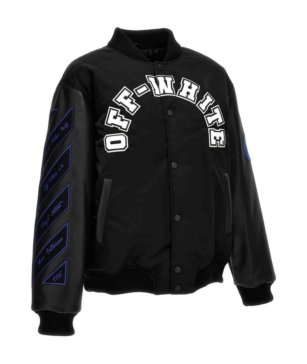 OFF-WHITE Черная полиамидовая куртка, фото 3