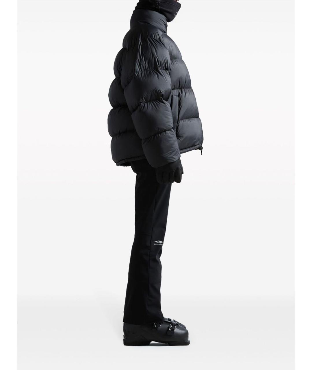 BALENCIAGA Черные полиэстеровые спортивные брюки и шорты, фото 3