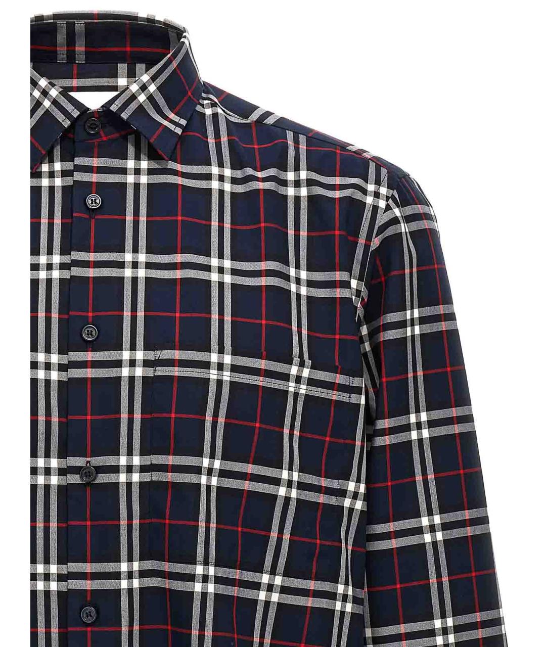 BURBERRY Мульти хлопковая кэжуал рубашка, фото 3
