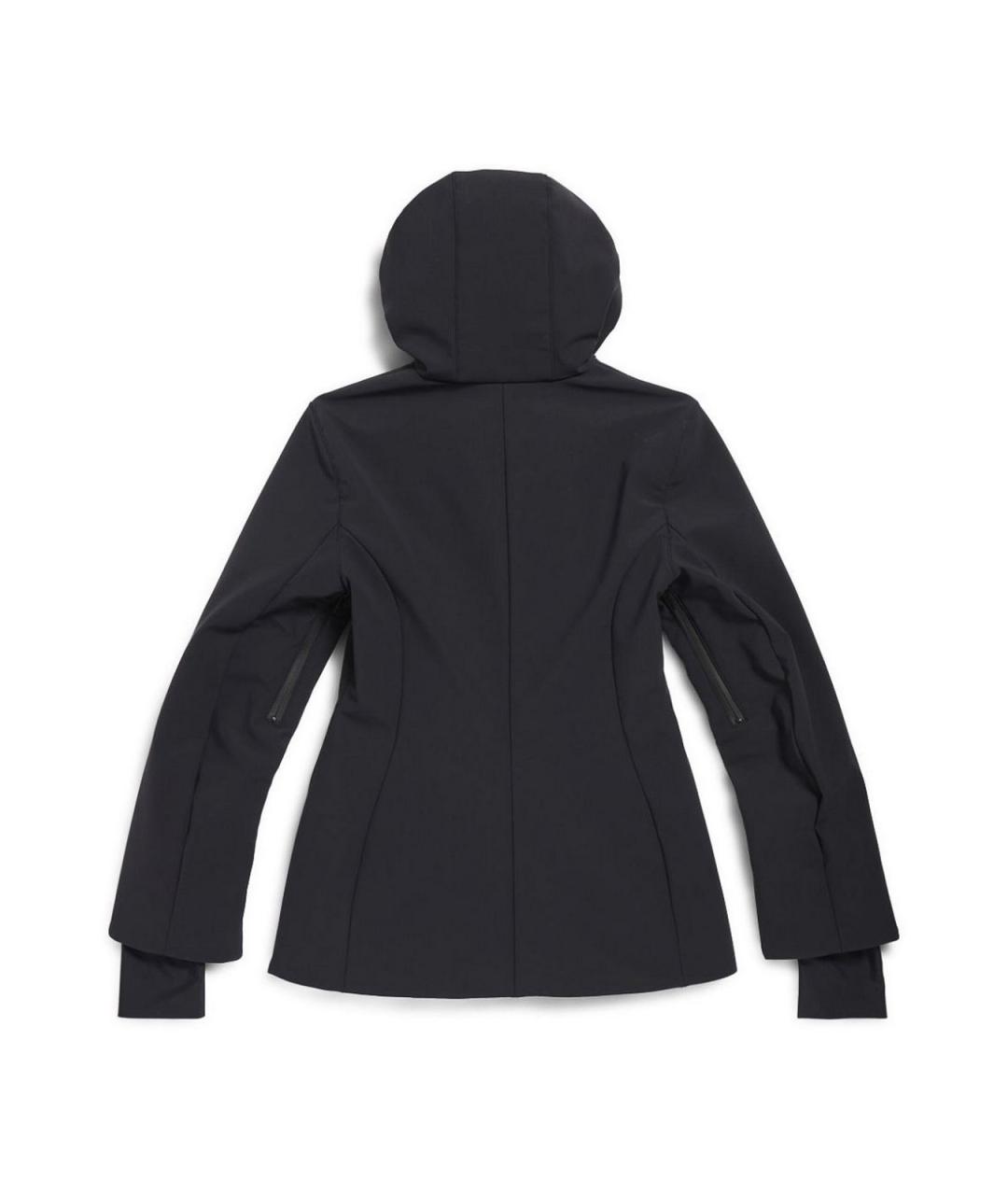 BALENCIAGA Черная полиэстеровая куртка, фото 2
