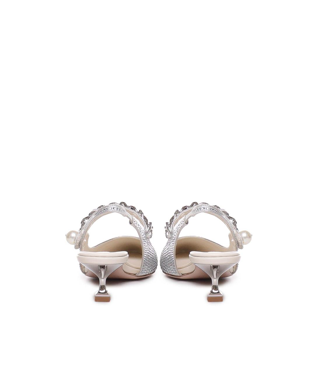 MIU MIU Серебряные туфли, фото 2