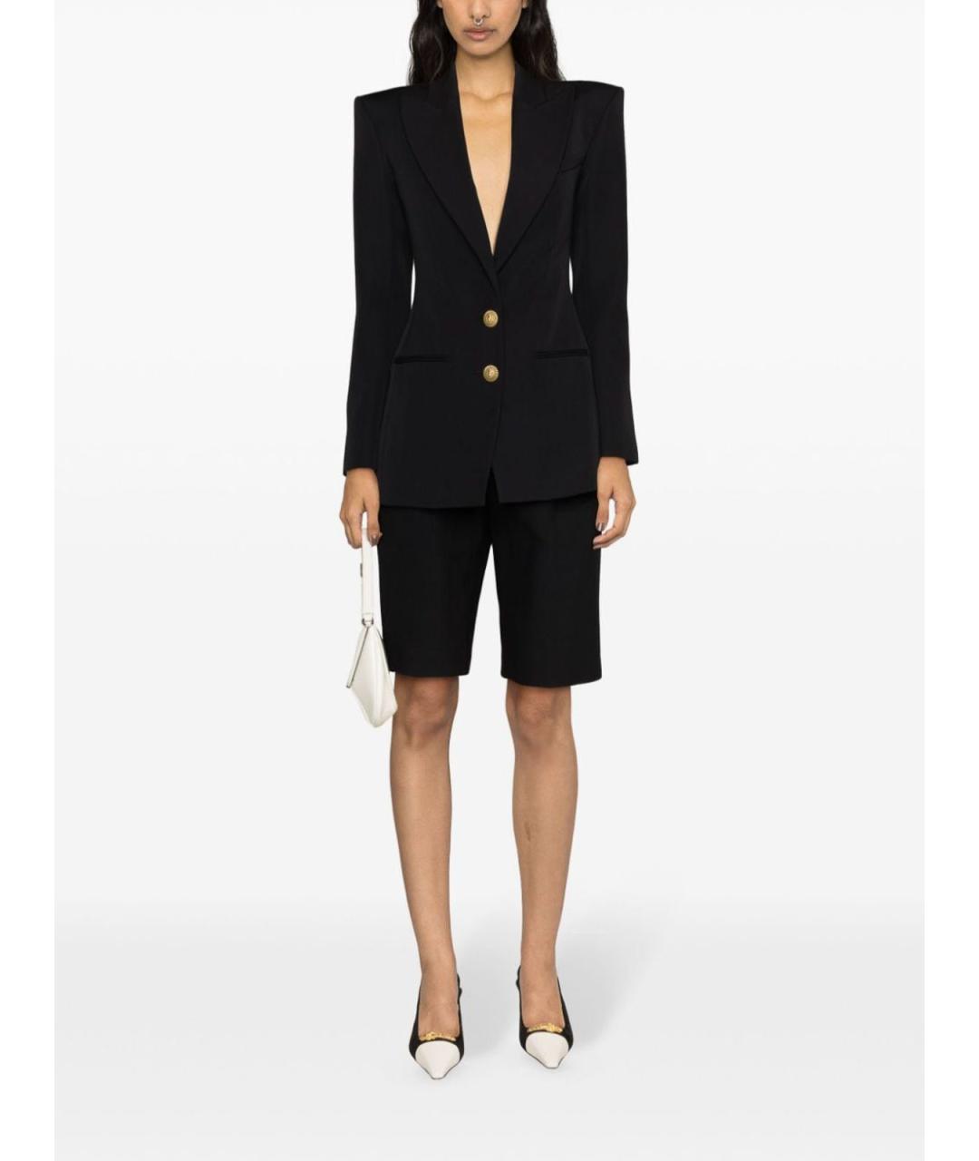 BALMAIN Черная шерстяная куртка, фото 4