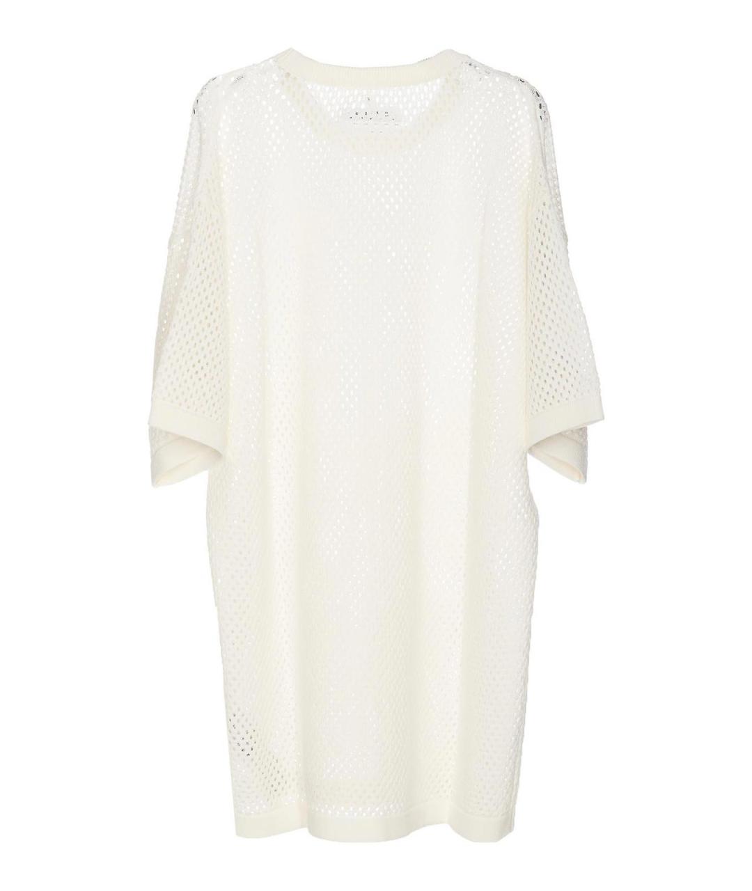 MM6 MAISON MARGIELA Белый хлопковый джемпер / свитер, фото 2