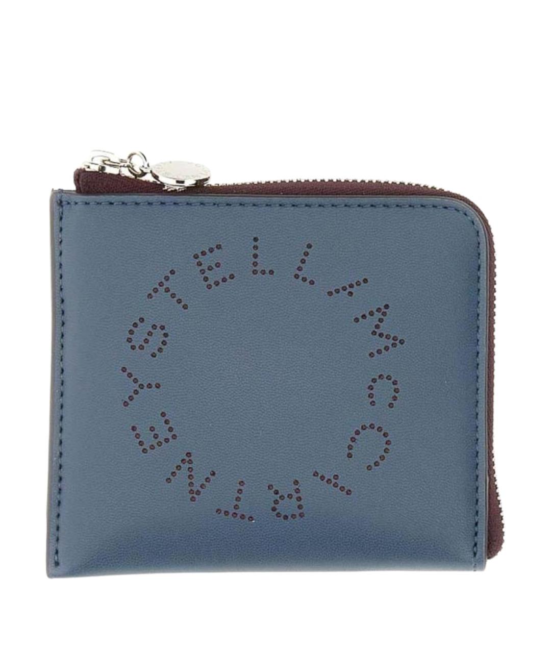 STELLA MCCARTNEY Синий полиуретановый кошелек, фото 1