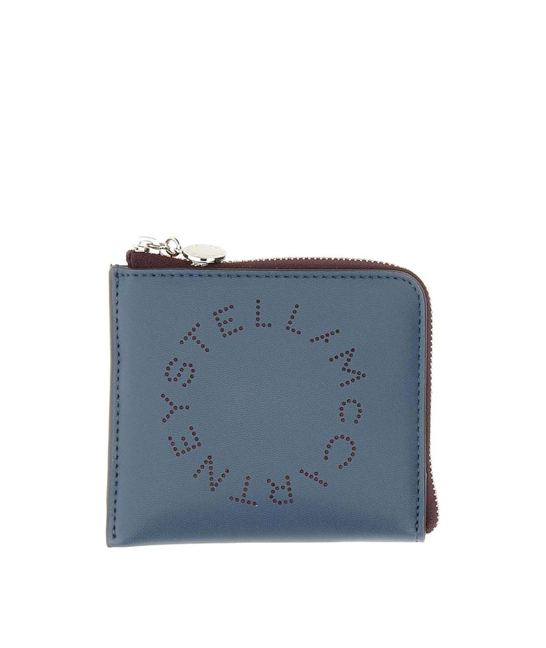 STELLA MCCARTNEY Синий полиуретановый кошелек, фото 1