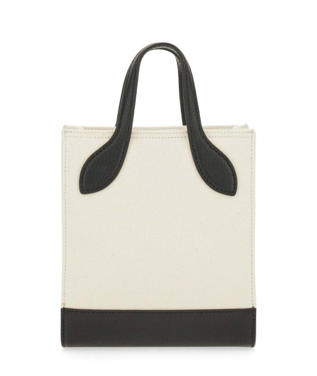 BALLY Белая тканевая сумка тоут, фото 3