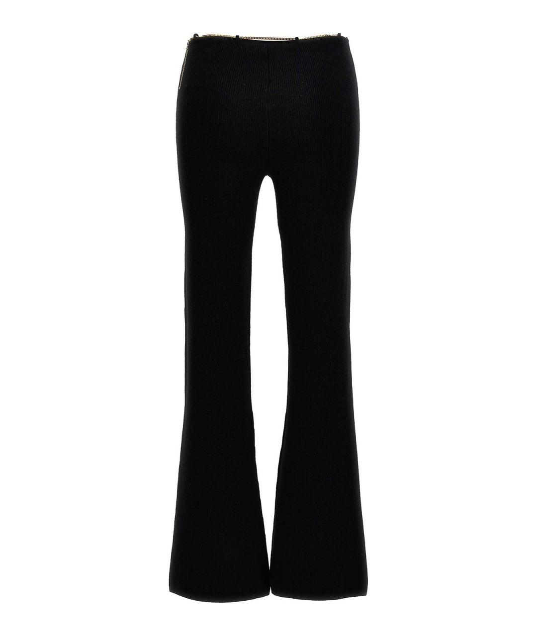 ALEXANDER WANG Черные шерстяные брюки узкие, фото 2
