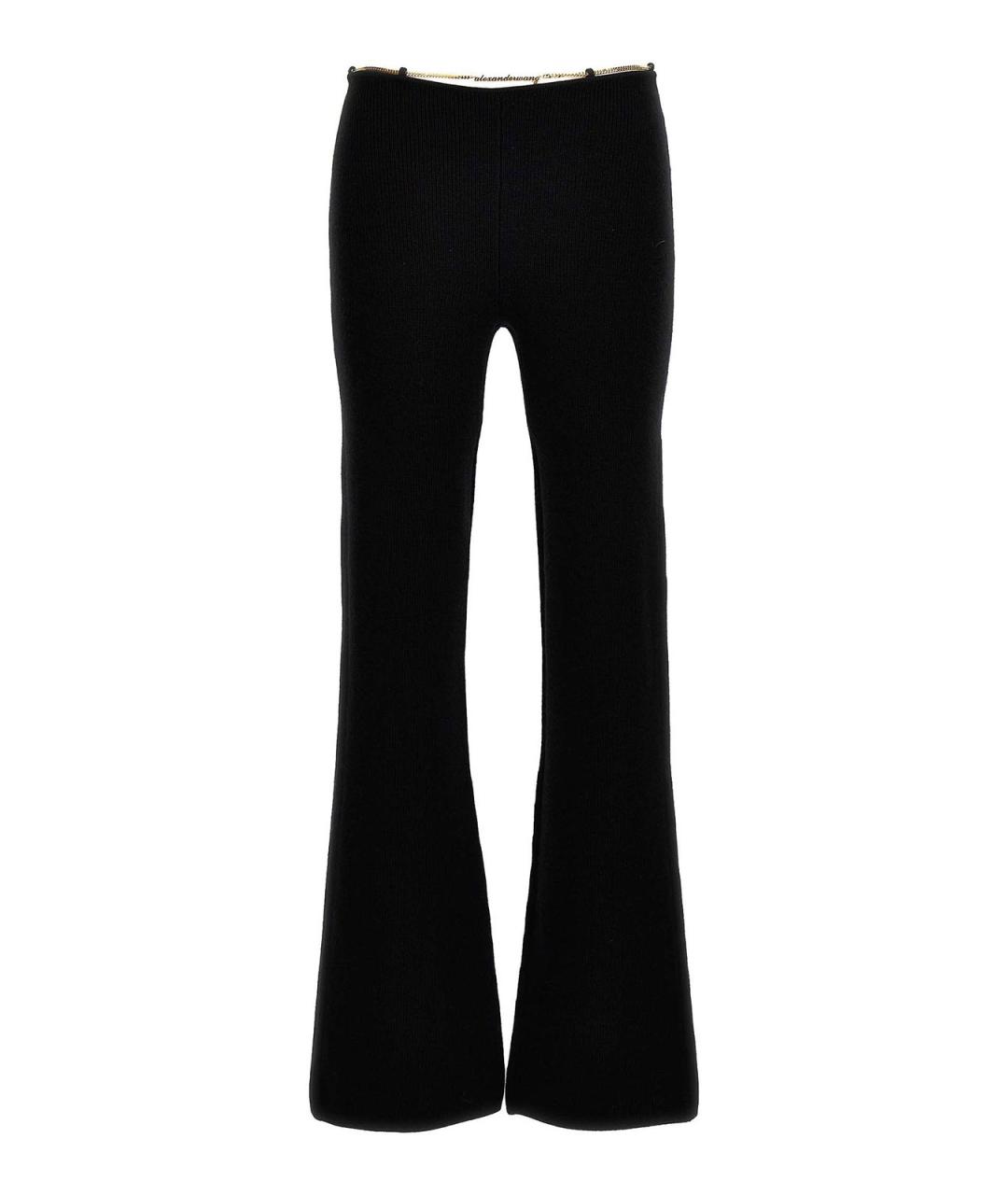 ALEXANDER WANG Черные шерстяные брюки узкие, фото 1