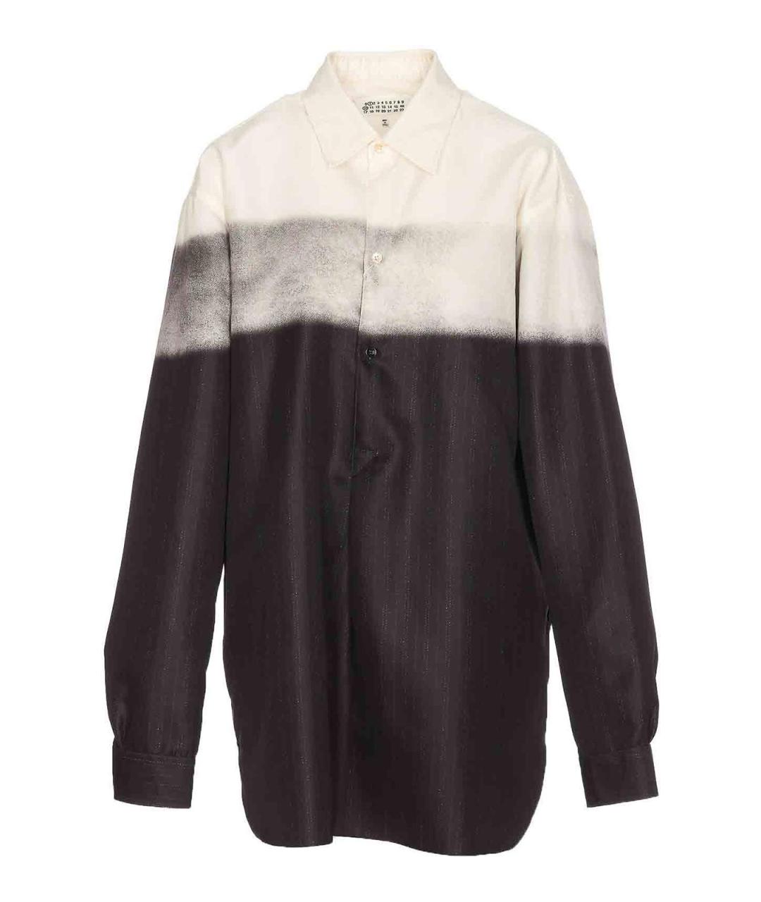 MAISON MARGIELA Мульти полиэстеровая рубашка, фото 1
