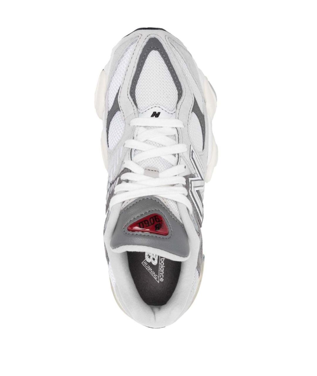 NEW BALANCE Серые кожаные низкие кроссовки / кеды, фото 2