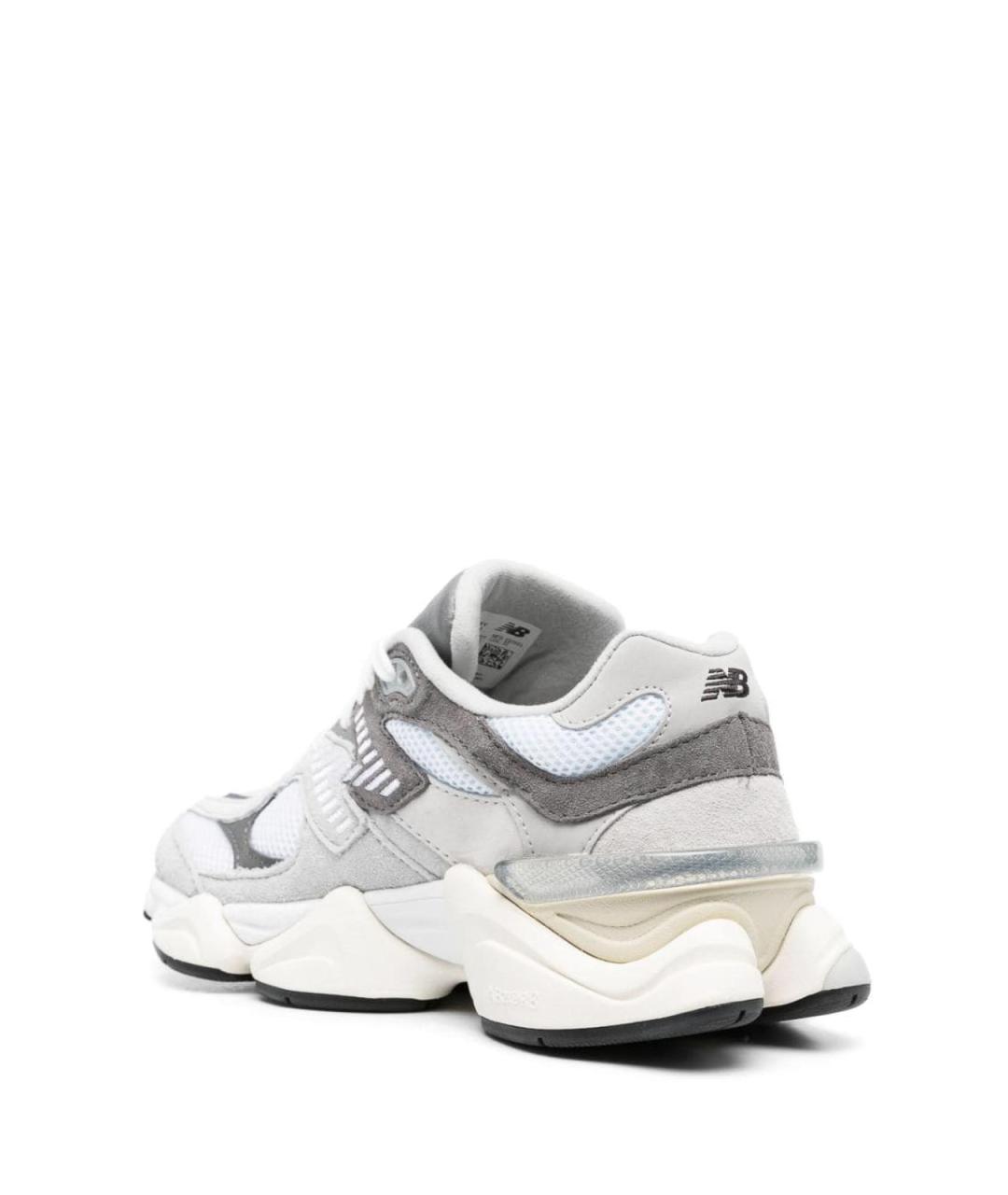 NEW BALANCE Серые кожаные низкие кроссовки / кеды, фото 4