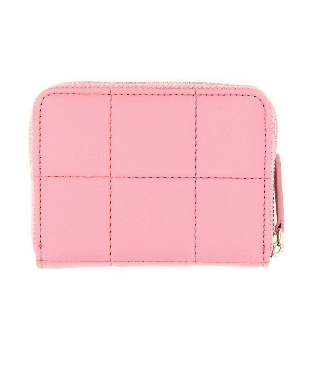 DSQUARED2 Розовый кожаный кошелек, фото 2