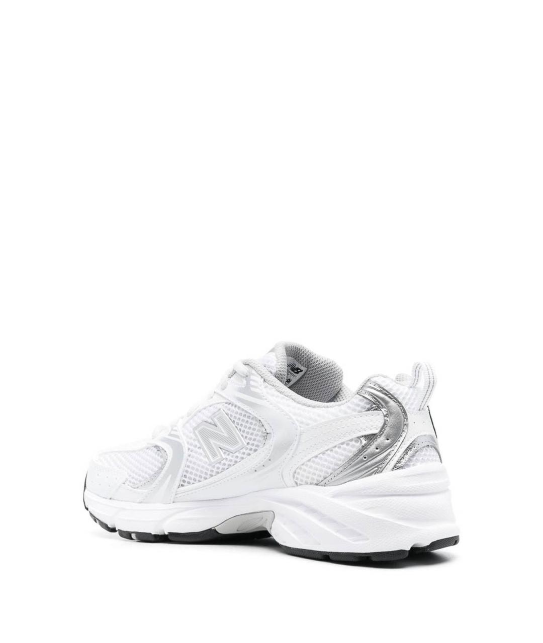 NEW BALANCE Серебряные резиновые кроссовки, фото 4