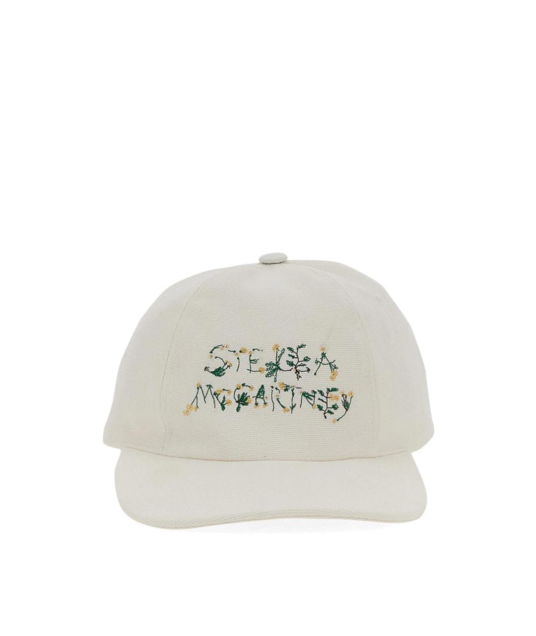 STELLA MCCARTNEY Белая хлопковая кепка, фото 1