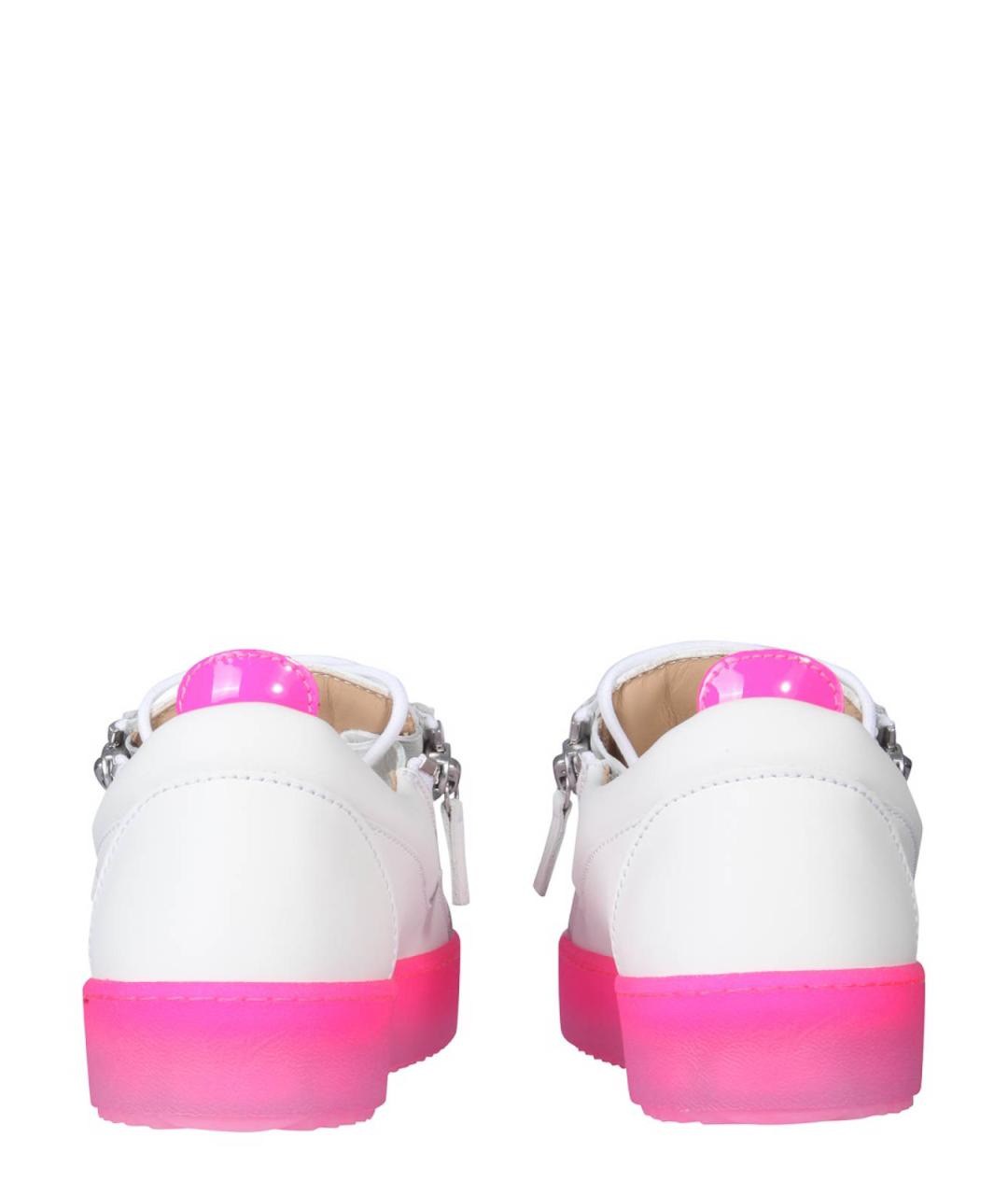 GIUSEPPE ZANOTTI DESIGN Белые резиновые кроссовки, фото 3