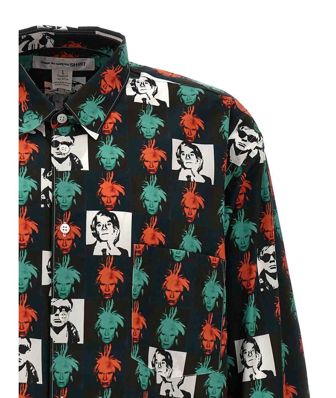 COMME DES GARÇONS Мульти хлопковая классическая рубашка, фото 3
