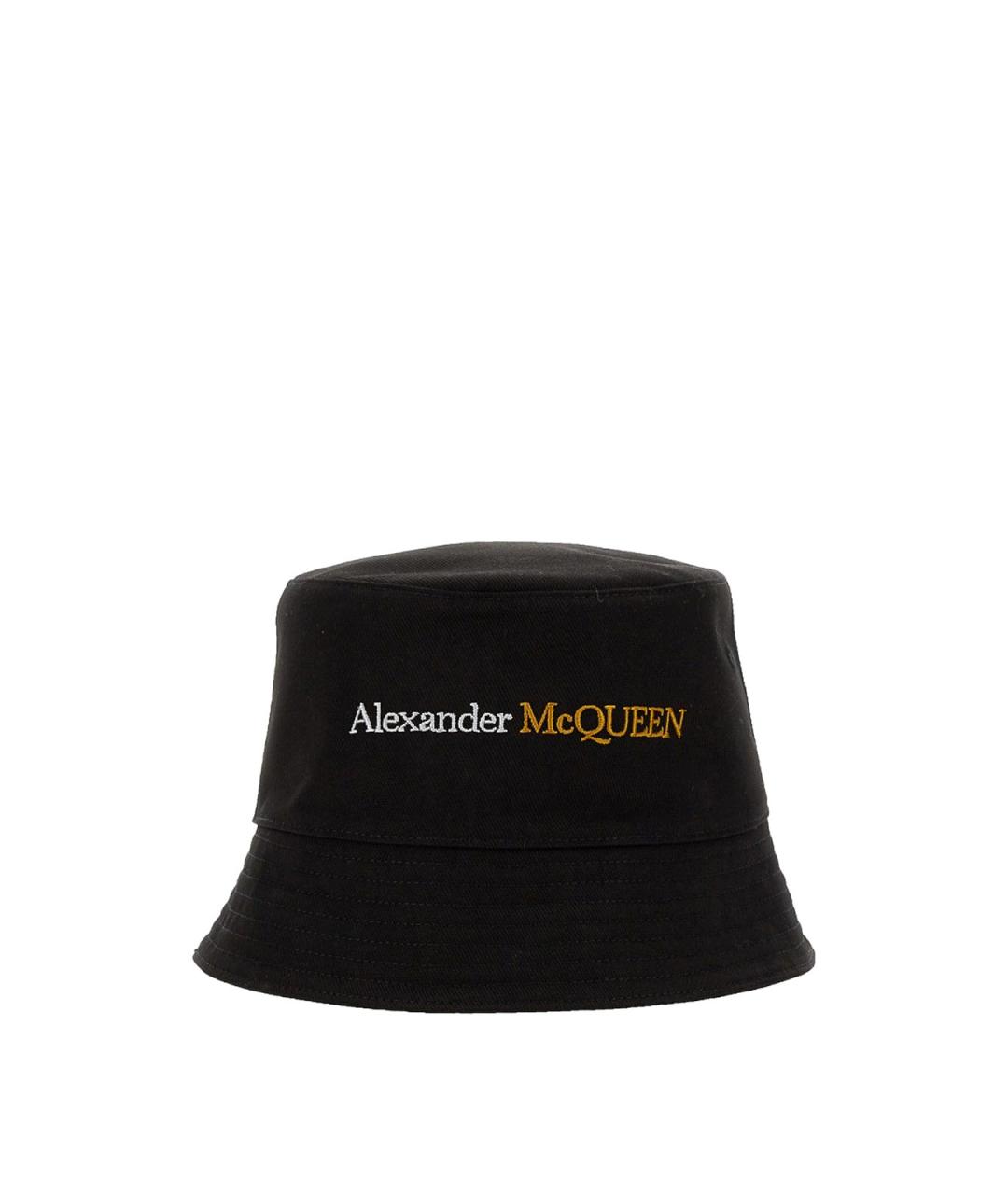 ALEXANDER MCQUEEN Черная хлопковая кепка/бейсболка, фото 1