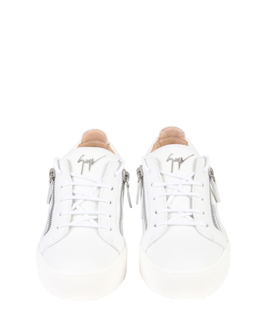 GIUSEPPE ZANOTTI DESIGN Белые резиновые кроссовки, фото 2